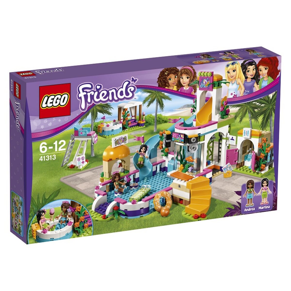 LEGO Friends 41313 - La piscine d'Heartlake city