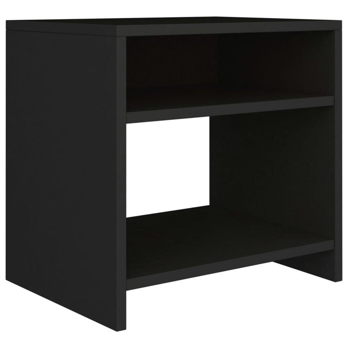VIDAXL Table de chevet Noir 40x30x40 cm Bois d'ingenierie