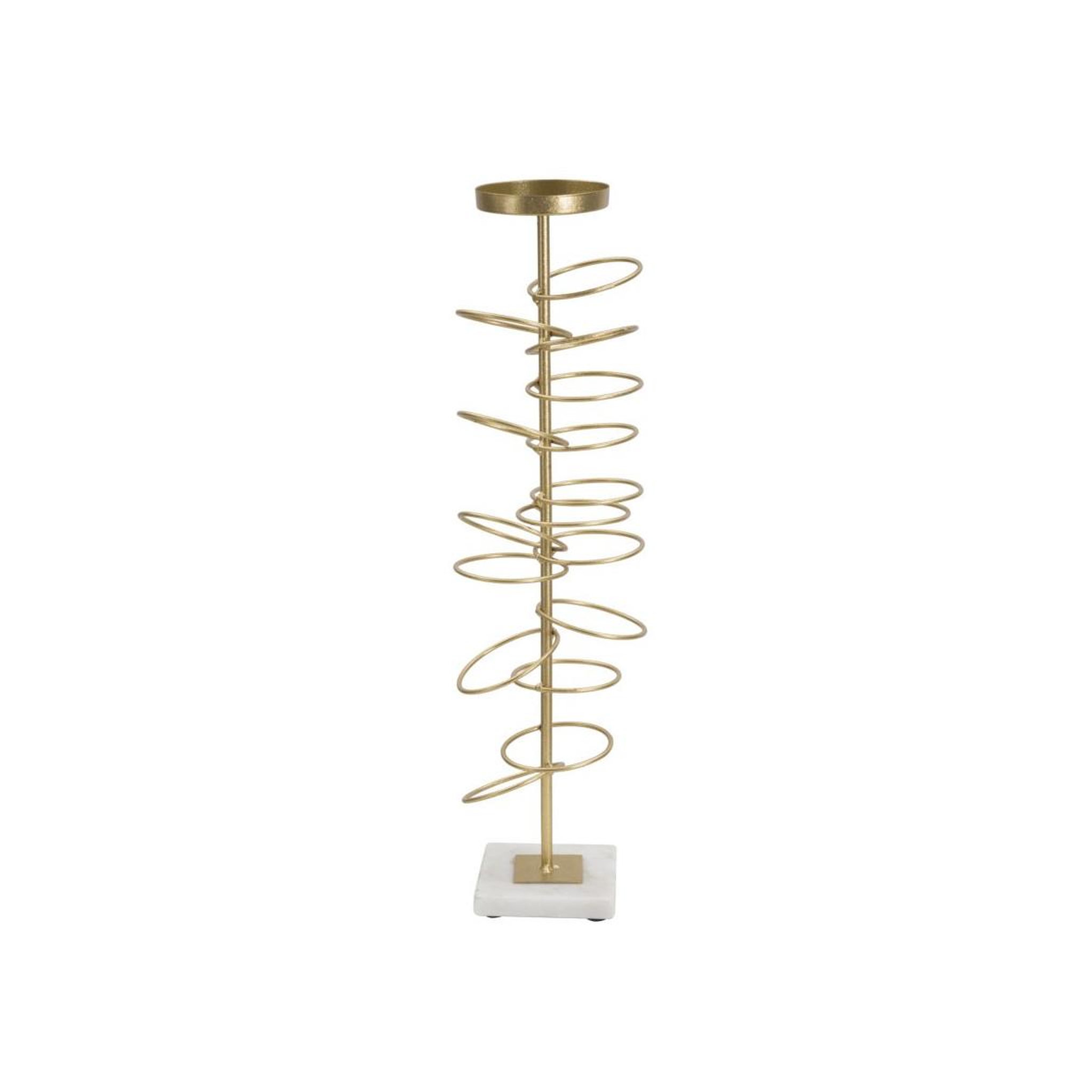 Paris Prix Bougeoir design en métal  rings  50cm or