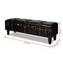 Voir la diapositive 6 : VIDAXL Banc long de rangement marron