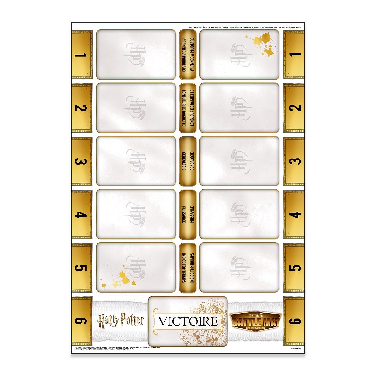  WINNING MOVES Top Trumps Battle Mat - Harry Potter