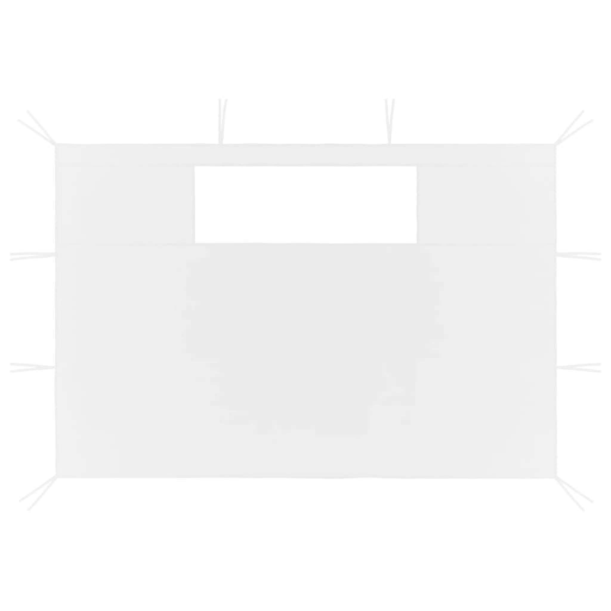 Voir la diapositive 2 : VIDAXL Parois laterales de belvedere avec fenetres 2 pcs Blanc