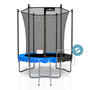Voir la diapositive 3 : JUMP4FUN Trampoline extérieur Classique ø185 cm- 6FT- Inclus Filet multi- jeux