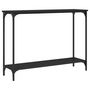 Voir la diapositive 2 : VIDAXL Table console noir 101x30,5x75 cm bois d'ingenierie