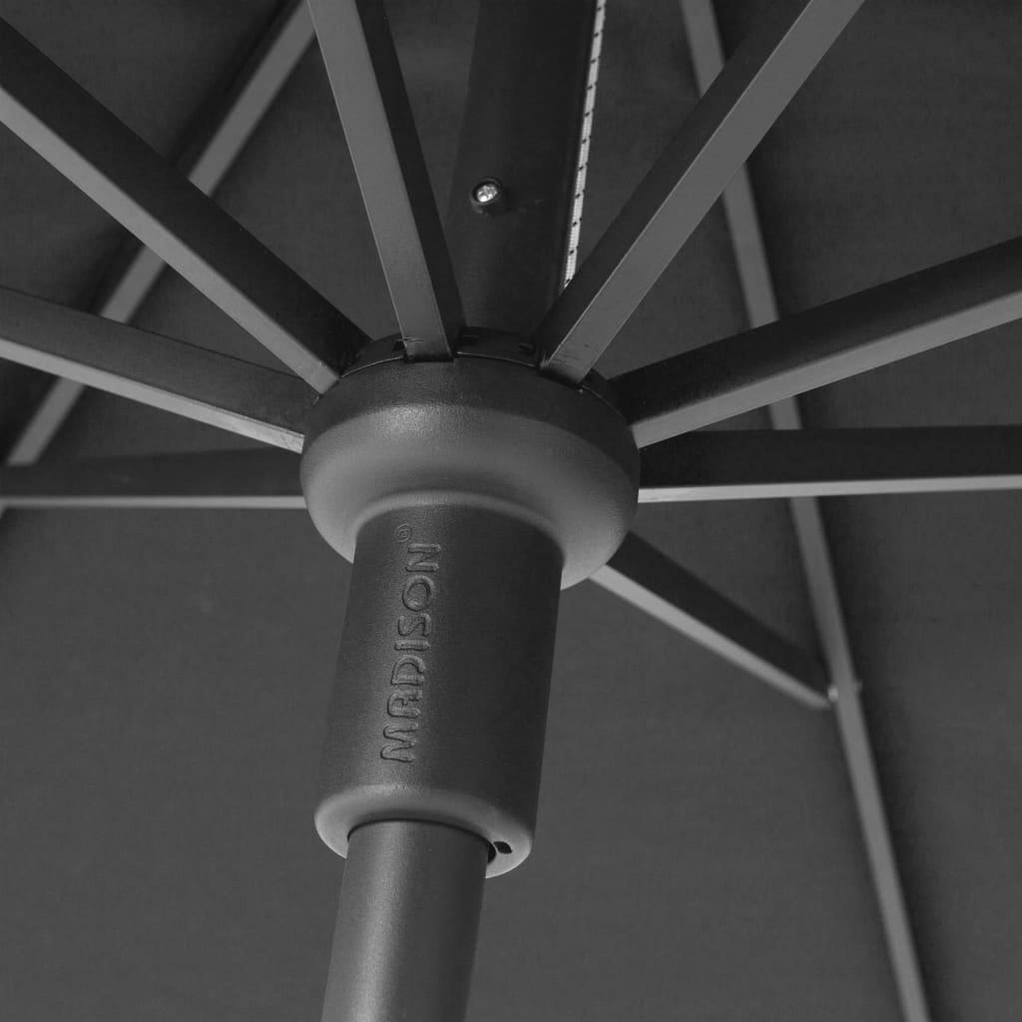 Voir la diapositive 5 : MADISON Madison Parasol de jardin Paros II Luxe 300 cm gris