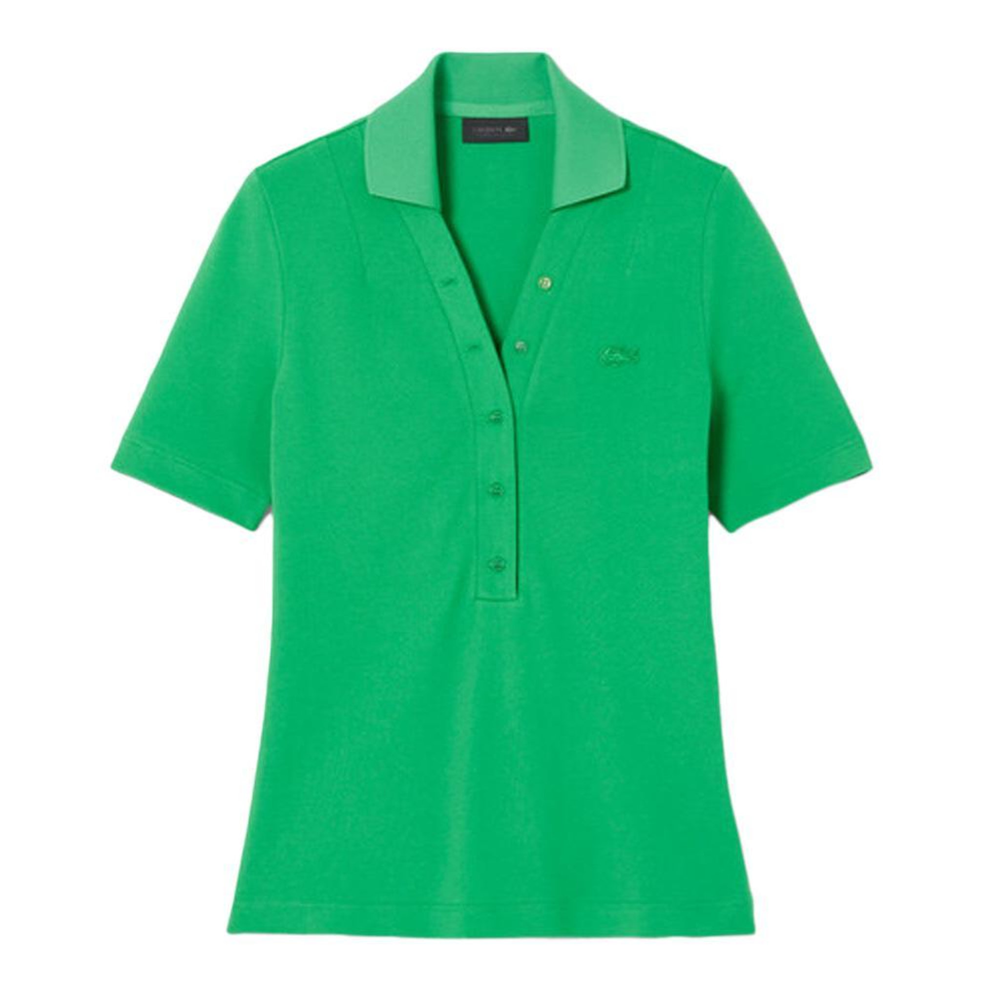 Lacoste Polo Vert Femme Lacoste Slim Fit Mini Pique. Coloris disponibles : Vert