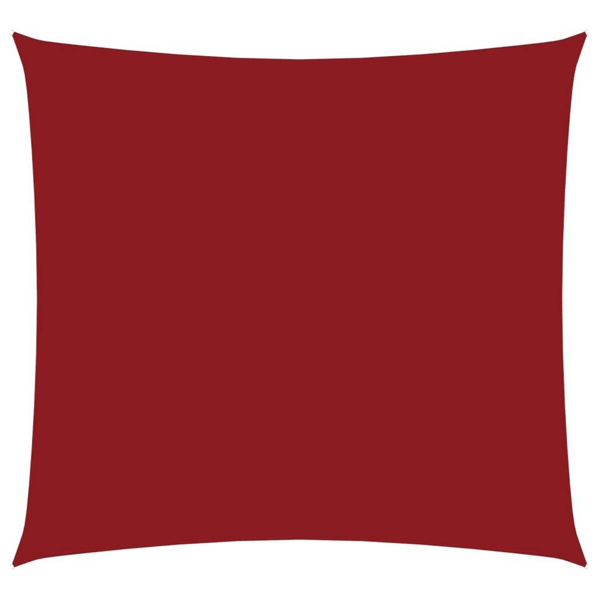 VIDAXL Voile de parasol tissu oxford carre 3,6x3,6 m rouge