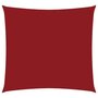 Voir la diapositive 2 : VIDAXL Voile de parasol tissu oxford carre 3,6x3,6 m rouge