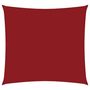 Voir la diapositive 2 : VIDAXL Voile de parasol tissu oxford carre 3,6x3,6 m rouge