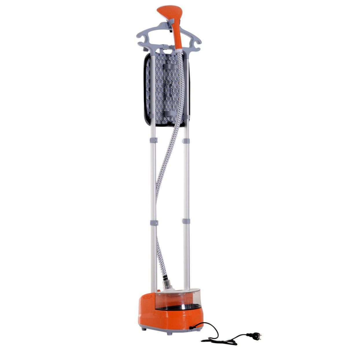 HOMCOM Défroisseur à vêtements 1950 W planche à repasser intégrée réservoir d'eau 2 L tige telescopique gant + cintre fournis