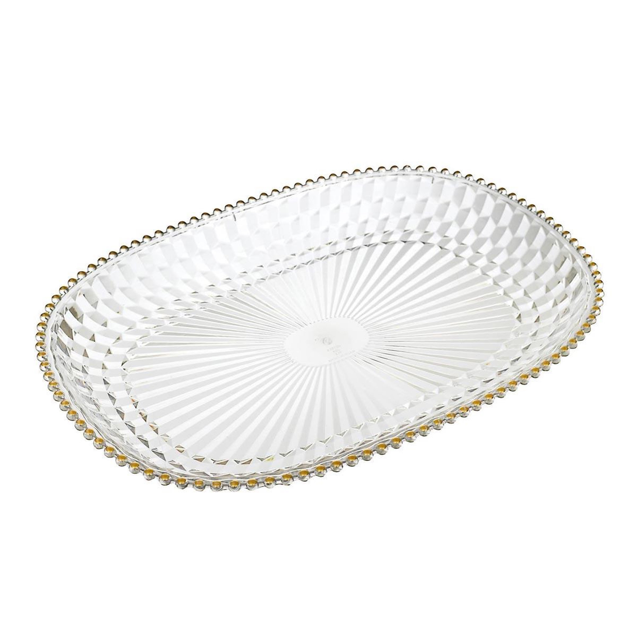 The Home Deco Factory Plateau de service  sabah  48cm transparent