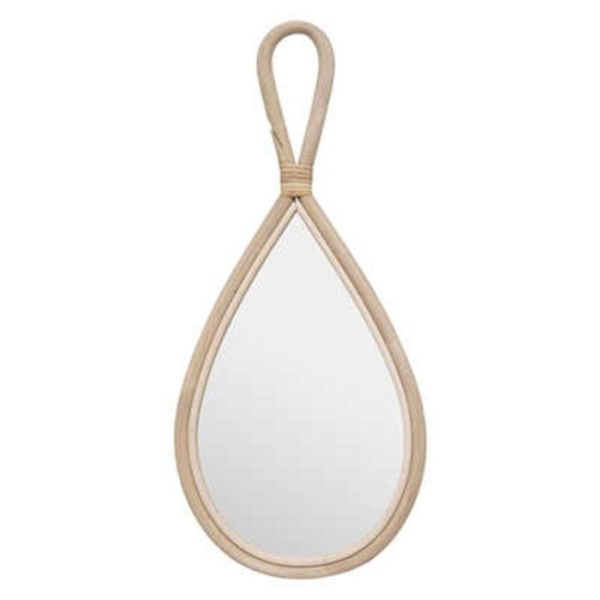 ATMOSPHERA Lot de 2 Miroirs Muraux  Carmen  18cm Beige