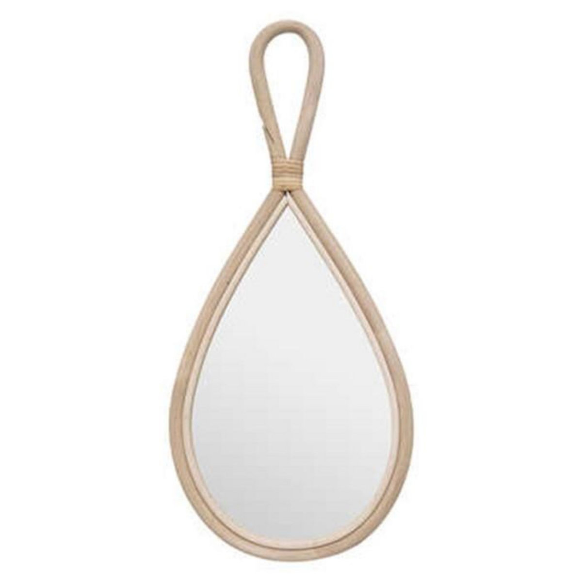 ATMOSPHERA Lot de 2 Miroirs Muraux  Carmen  18cm Beige