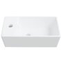 Voir la diapositive 4 : VIDAXL Lavabo blanc 48x25x15 cm ceramique
