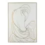 Paris Prix Toile Imprimée  Silhouette Femme  103x143cm Blanc
