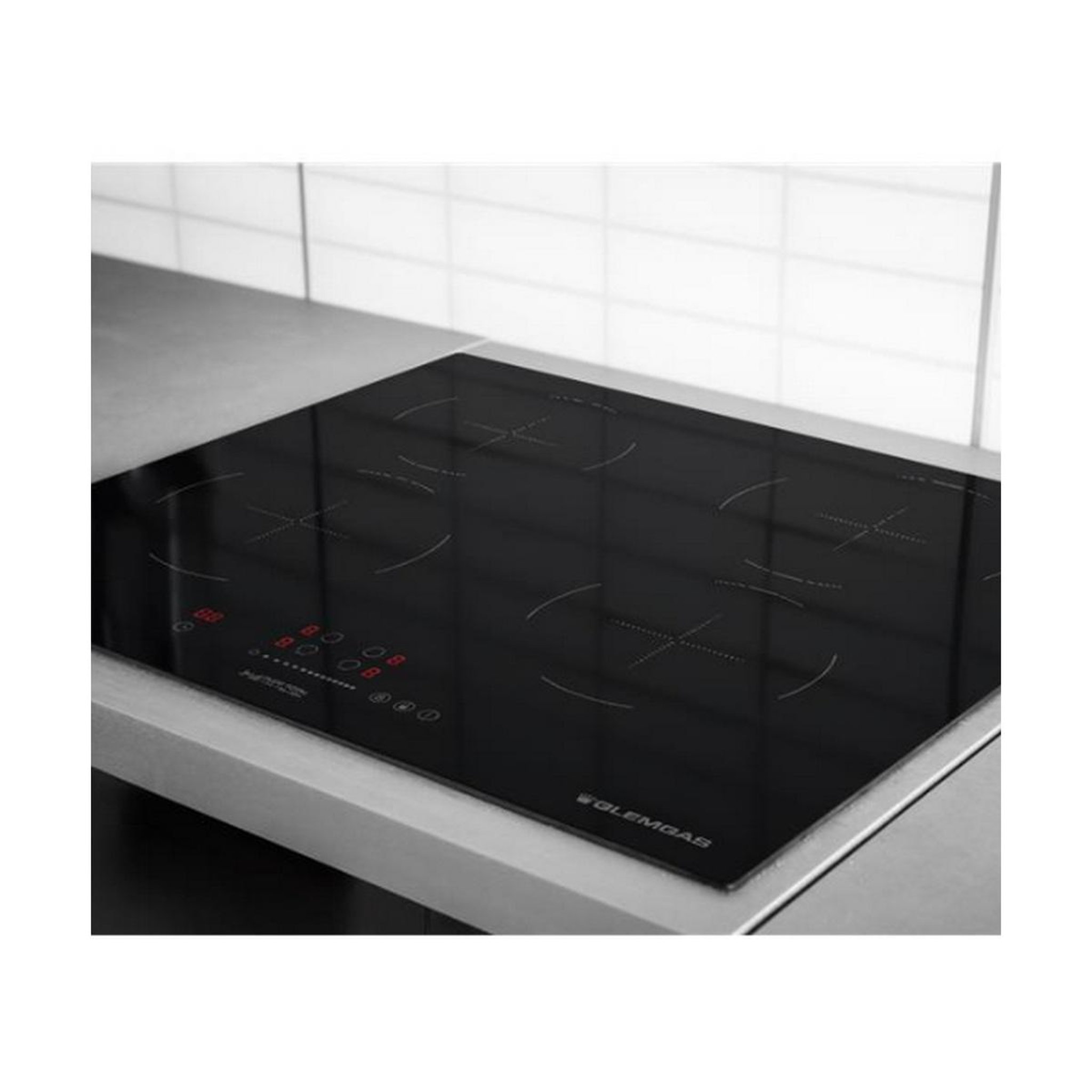 Voir la diapositive 2 : Glem Plaque de cuisson induction 60cm 4 feux 7200w - GTI640SL