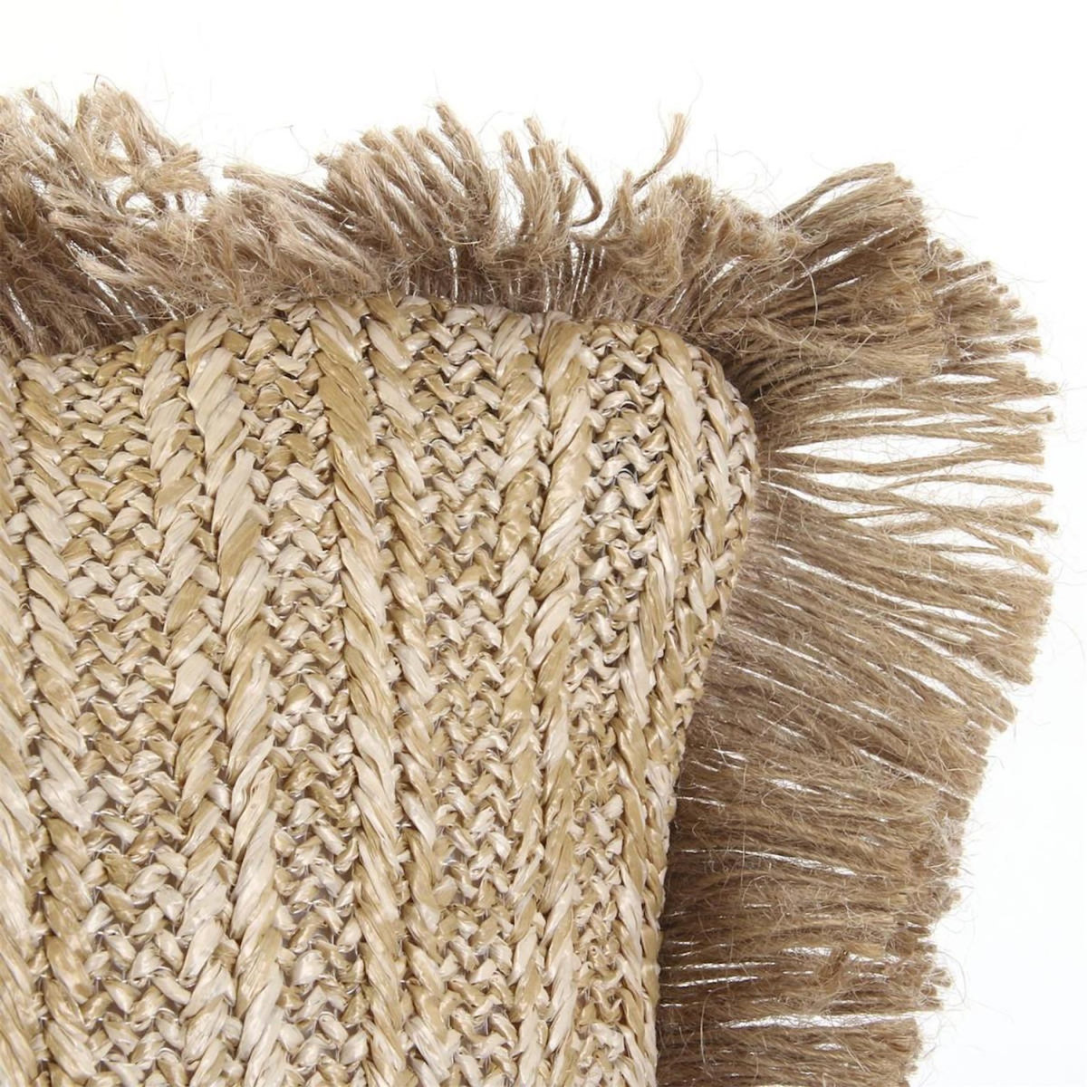 The Home Deco Factory Coussin design bord de mer en jute Raphia