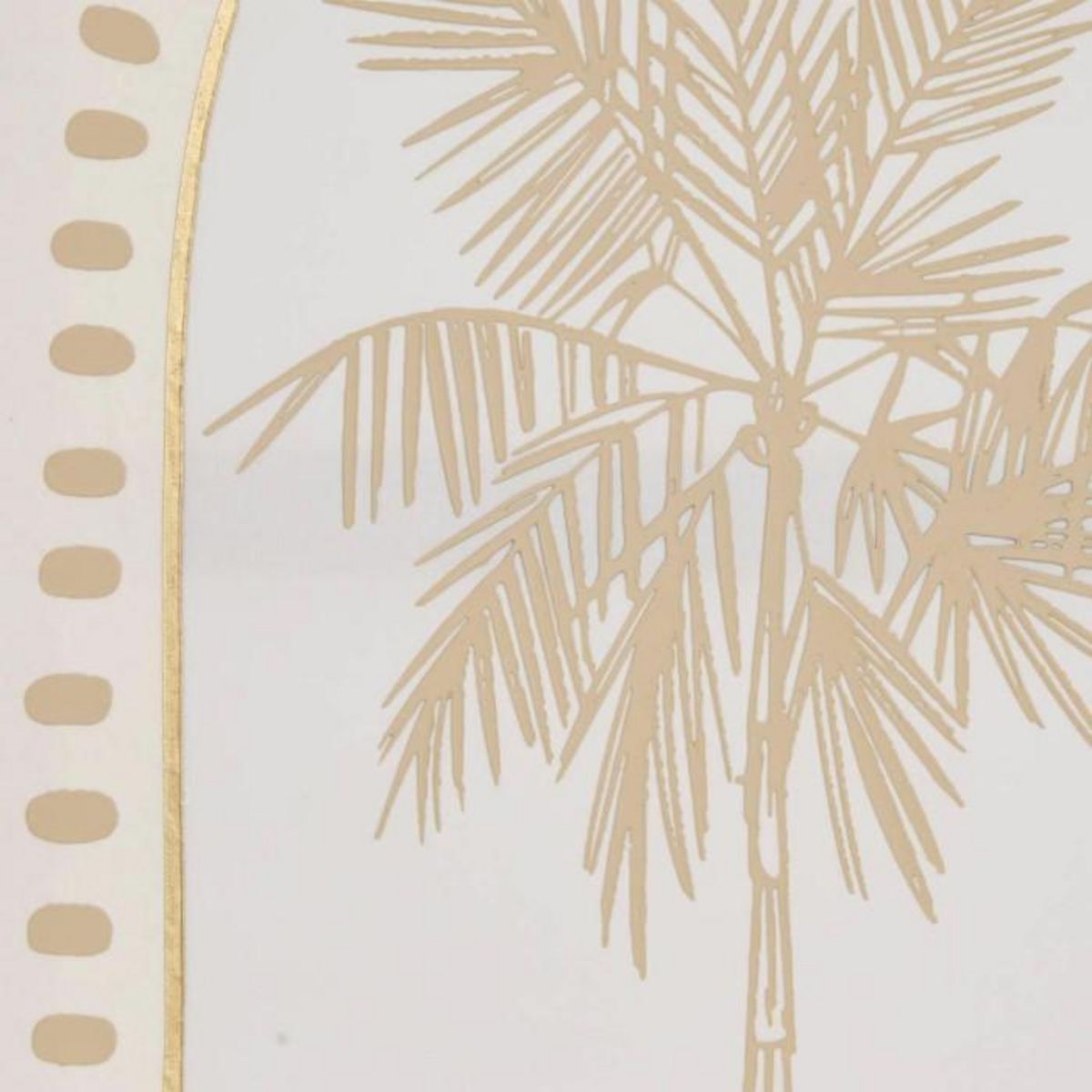 ATMOSPHERA Toile Déco 3D Palmier  Meryl  45x60cm Blanc