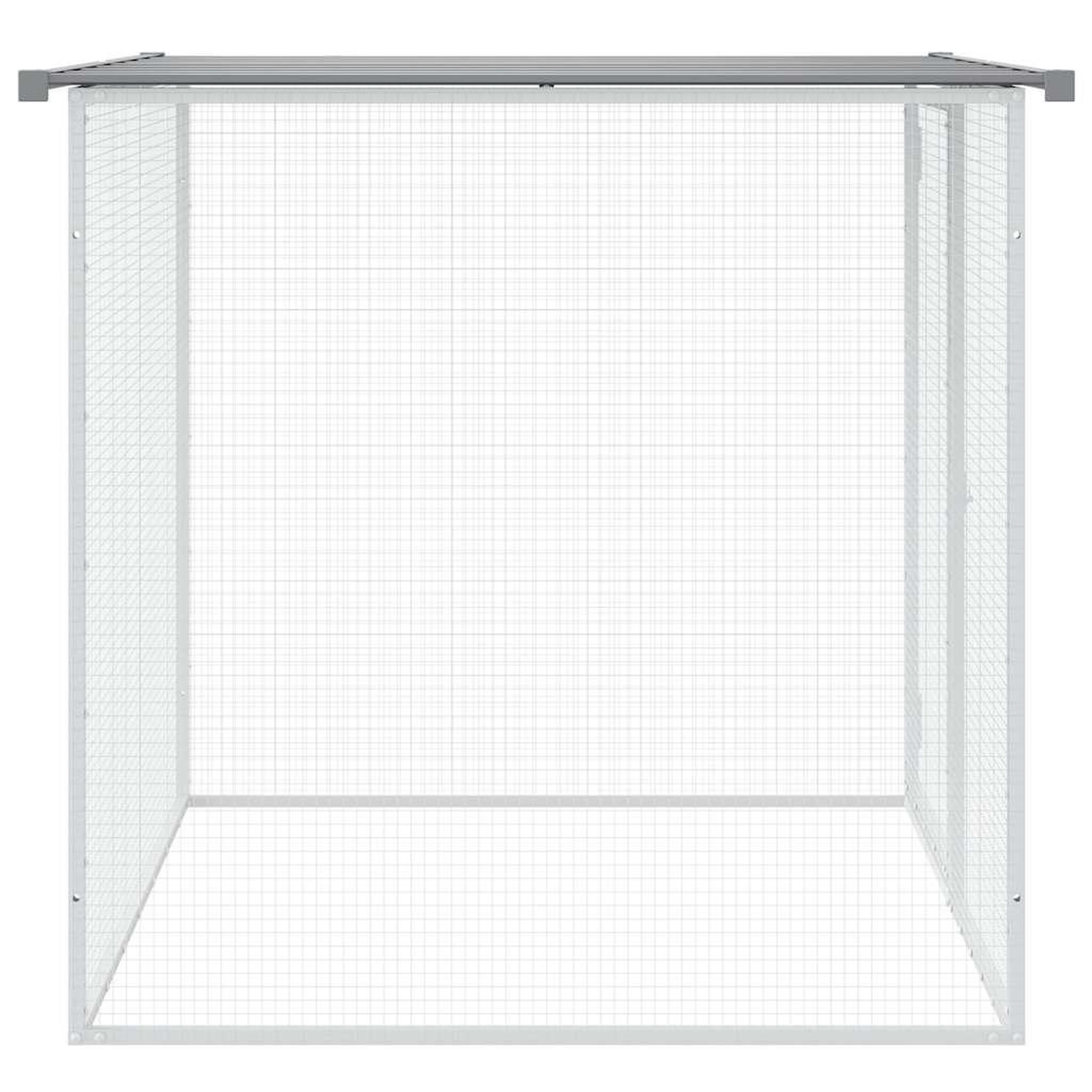 Voir la diapositive 4 : VIDAXL Poulailler avec toit gris clair 103x98x90 cm acier galvanise