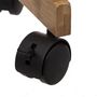 Voir la diapositive 2 : ATMOSPHERA Desserte roulettes 3 niveaux noir Natureo