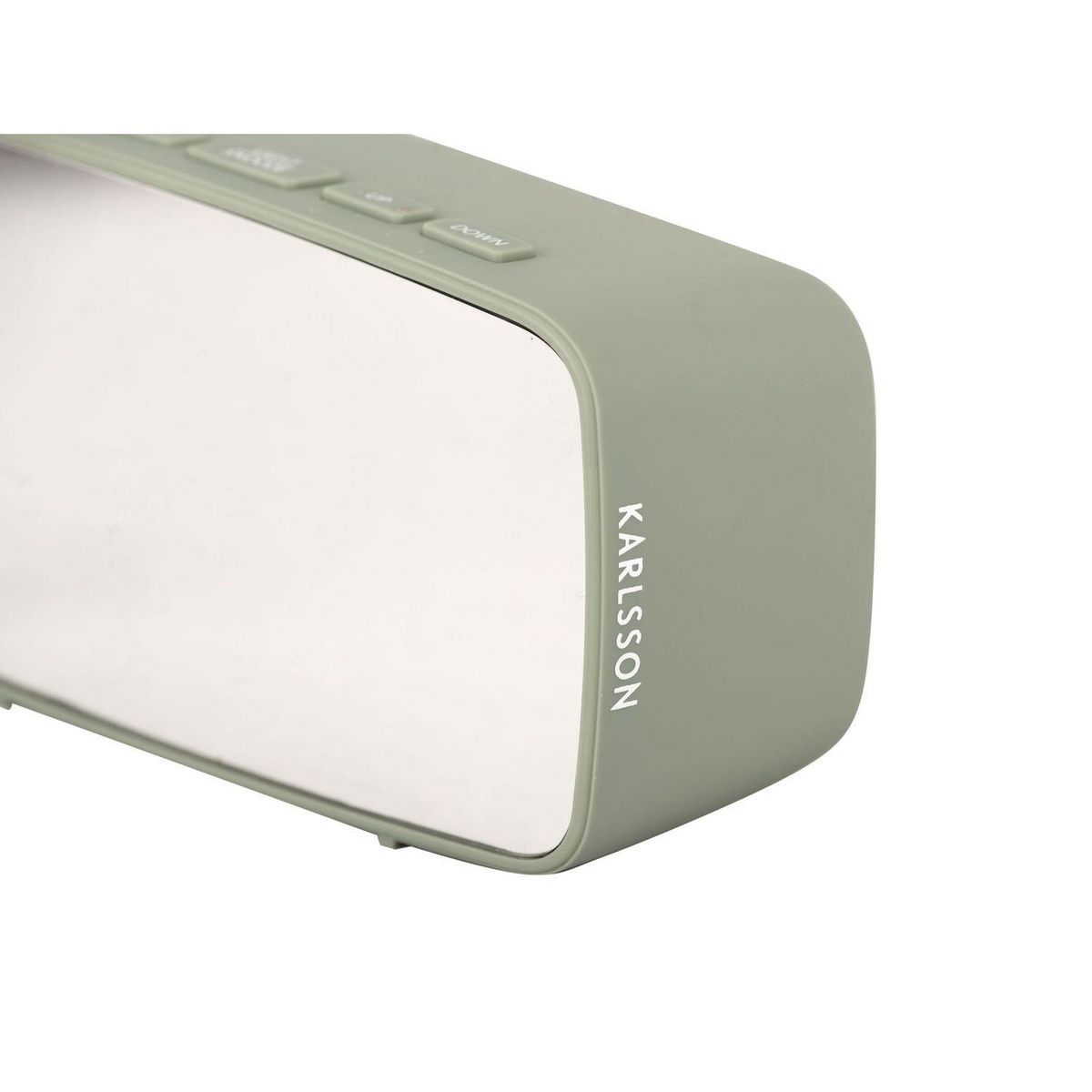 Karlsson Réveil Silver Mirror LED