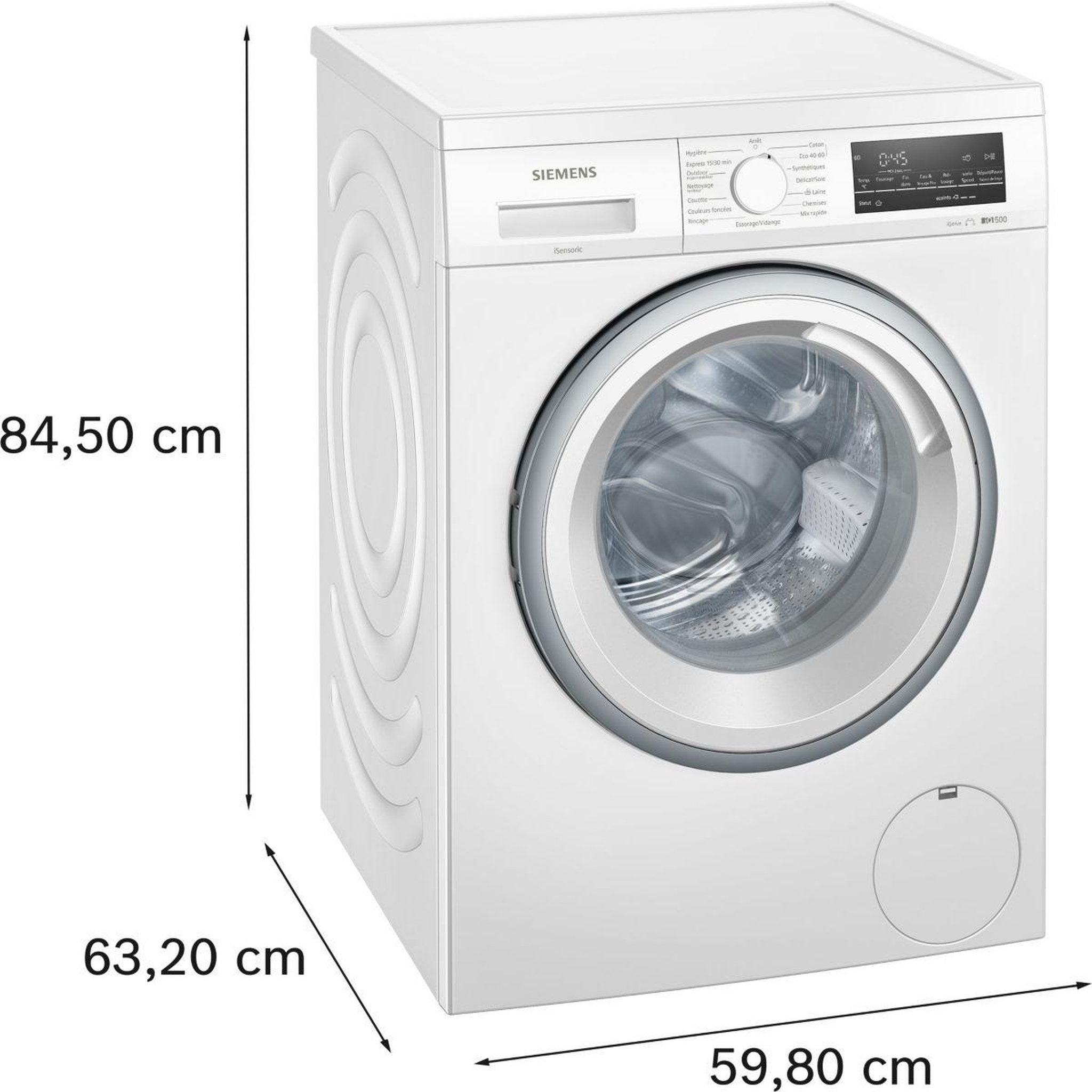 Voir la diapositive 5 : Siemens Lave linge hublot wu14ut60fr