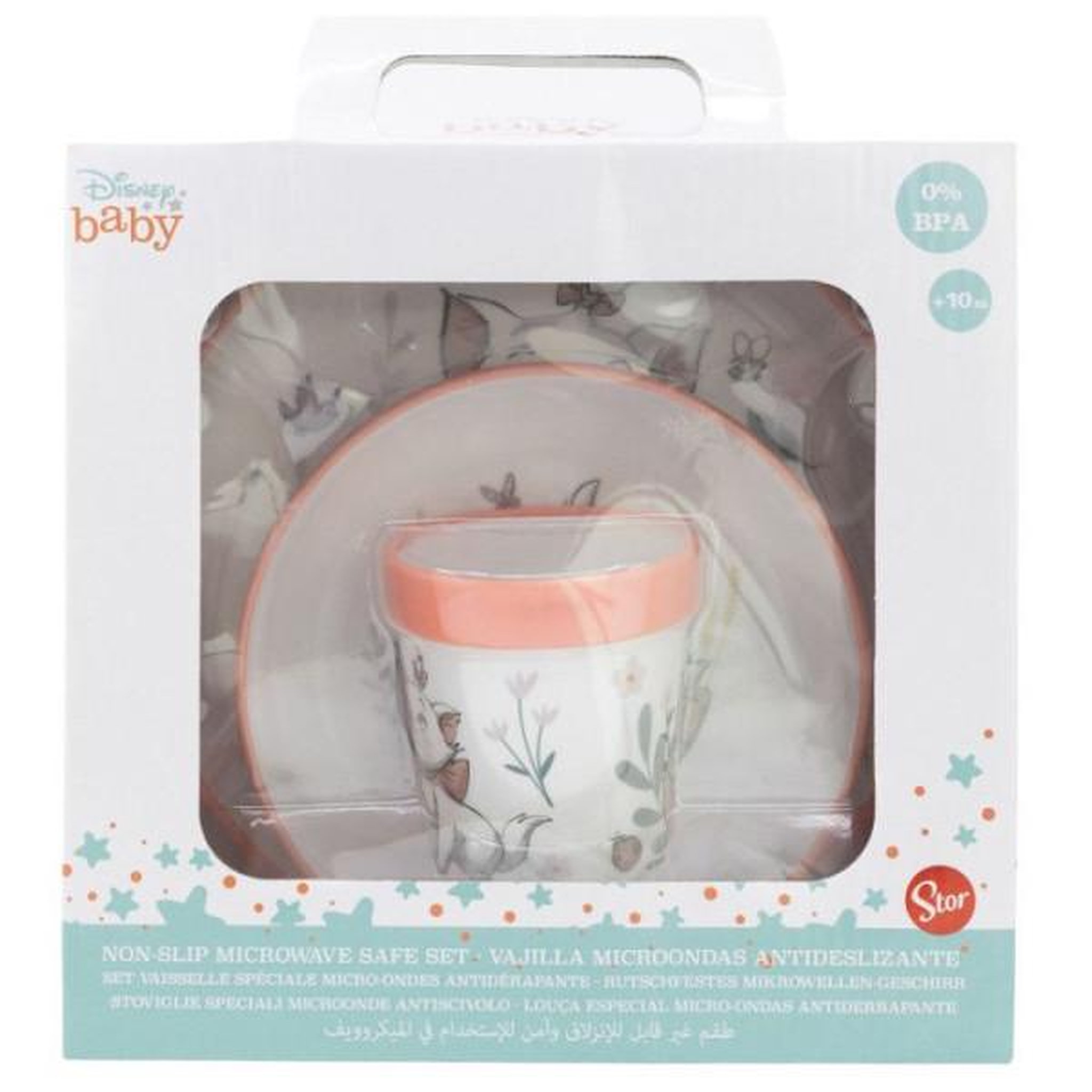 Voir la diapositive 5 : THERMOBABY Coffret repas thermobaby aristochat 3 pieces : assiette, bol et gobelet