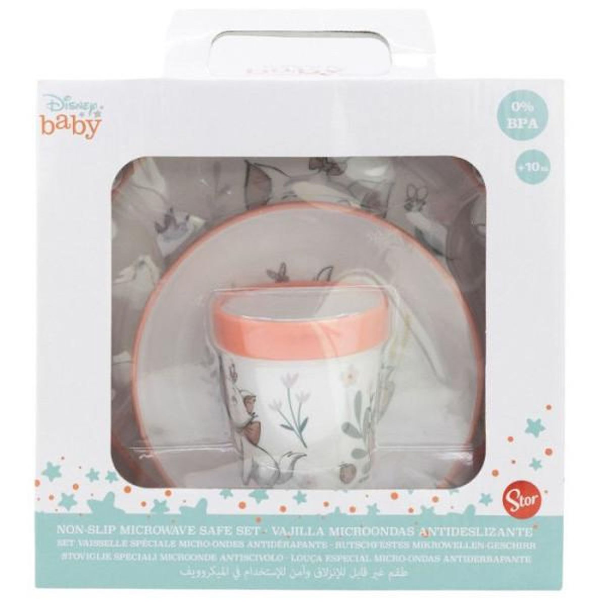 THERMOBABY Coffret repas THERMOBABY ARISTOCHAT 3 pieces : Assiette, bol et gobelet