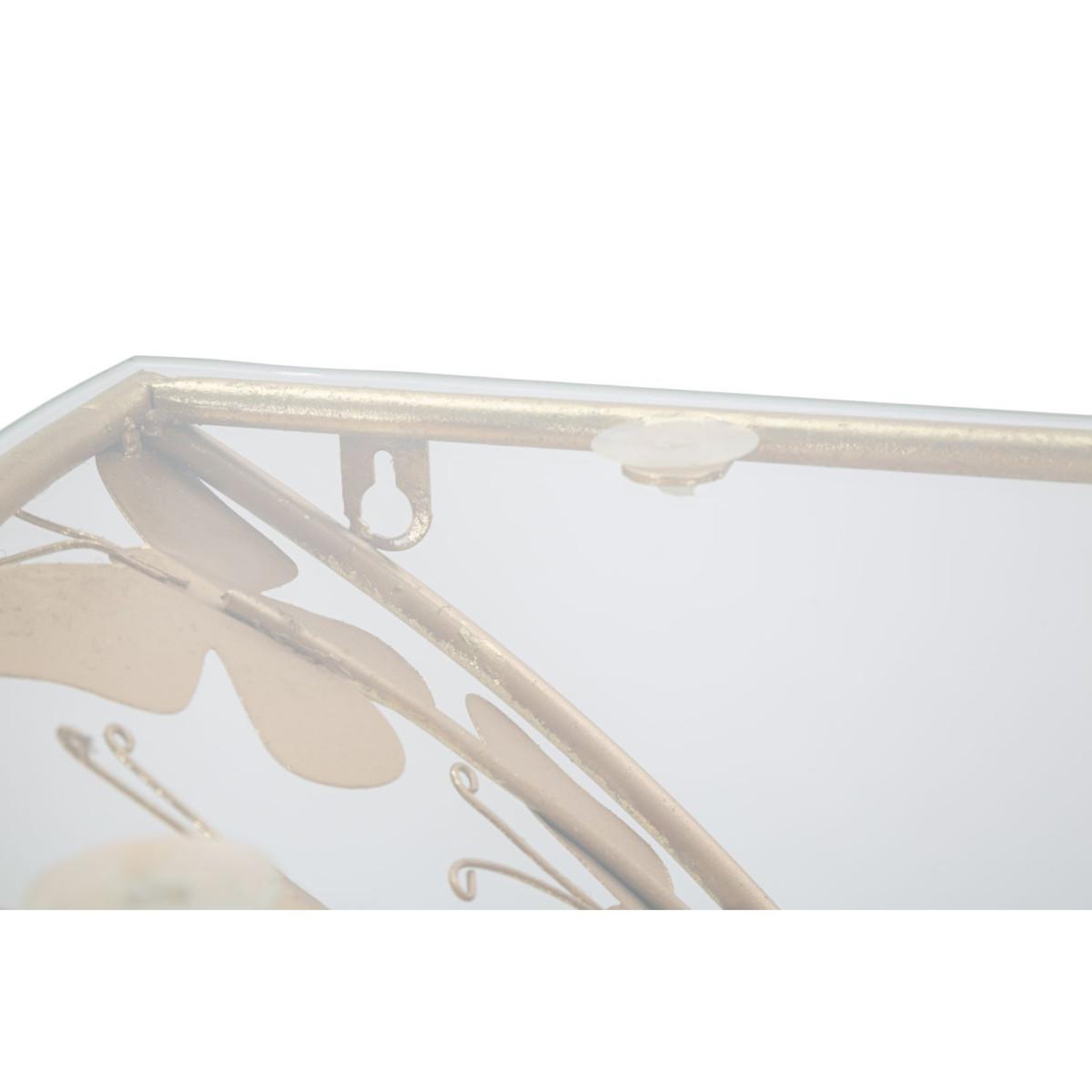 Voir la diapositive 4 : Paris Prix Table de chevet murale  butterfly  44cm or
