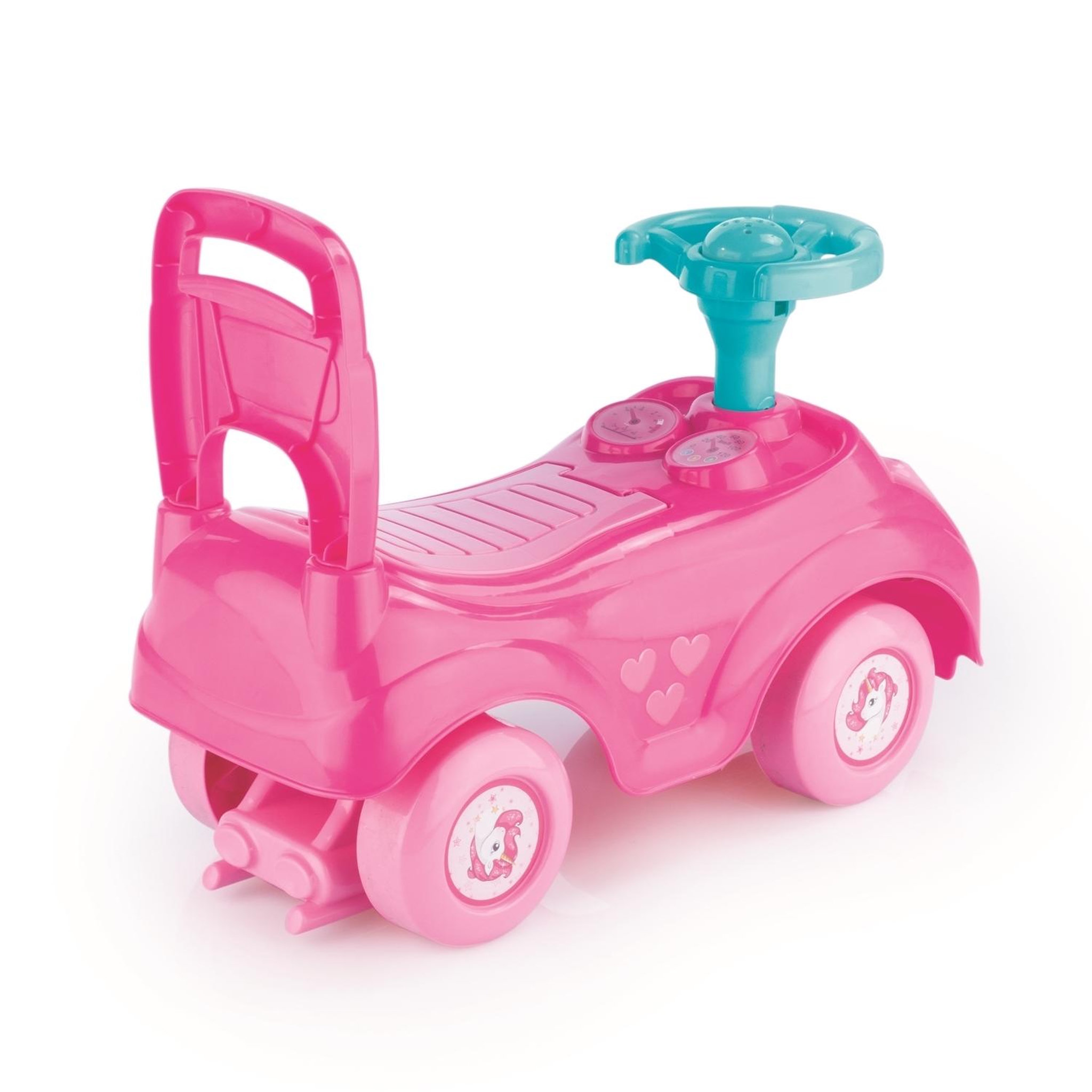 Voir la diapositive 2 : DOLU Sit'n Ride - Porteur à pousser pour bébé licorne