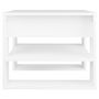 Voir la diapositive 4 : VIDAXL Table basse blanc 55,5x55x45 cm bois d'ingenierie