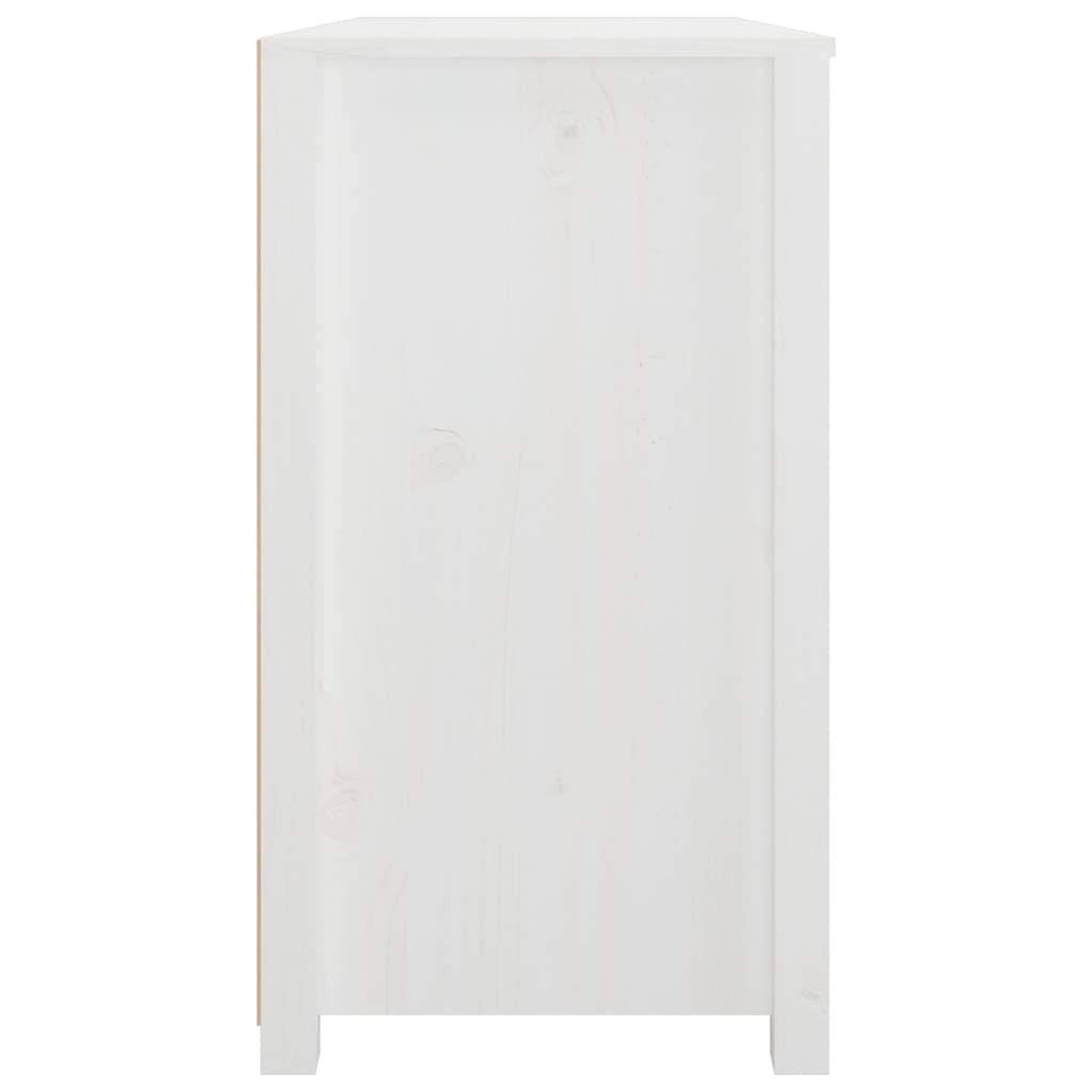 Voir la diapositive 5 : VIDAXL Armoire laterale Blanc 100x40x72 cm Bois de pin massif