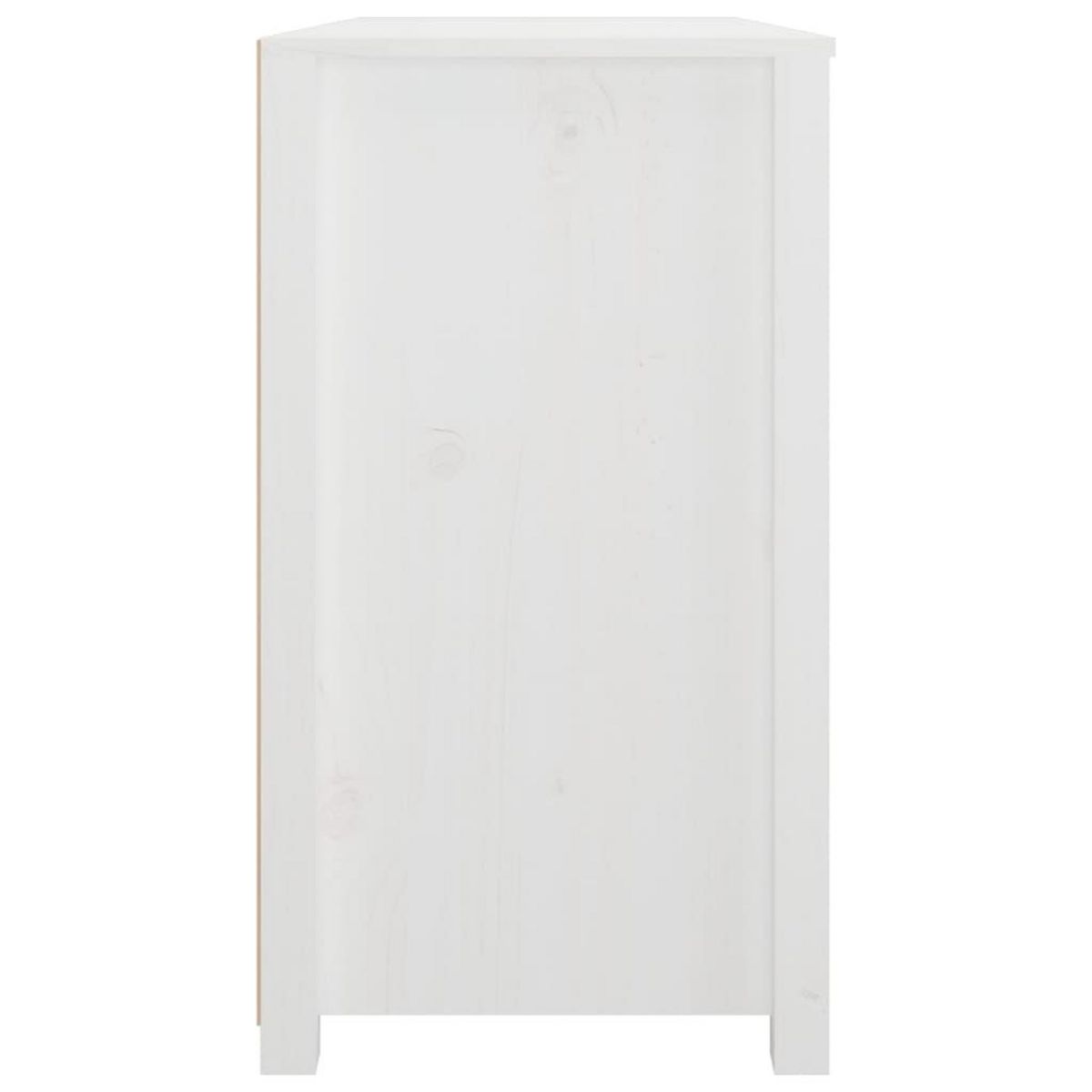 VIDAXL Armoire laterale Blanc 100x40x72 cm Bois de pin massif