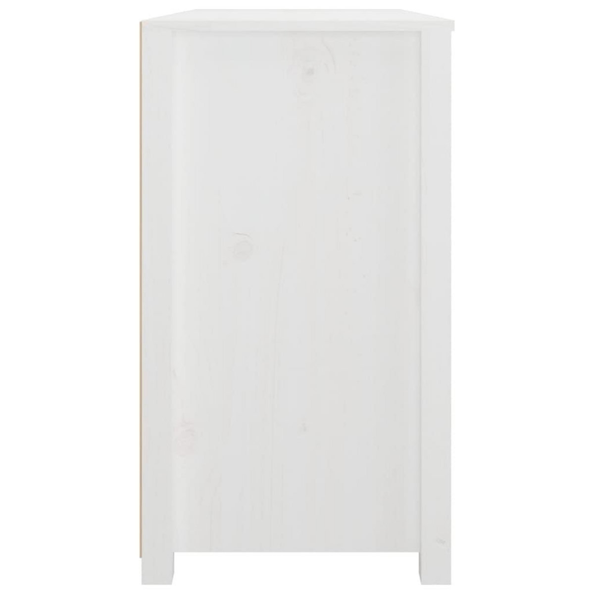 VIDAXL Armoire laterale Blanc 100x40x72 cm Bois de pin massif