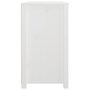 Voir la diapositive 5 : VIDAXL Armoire laterale Blanc 100x40x72 cm Bois de pin massif