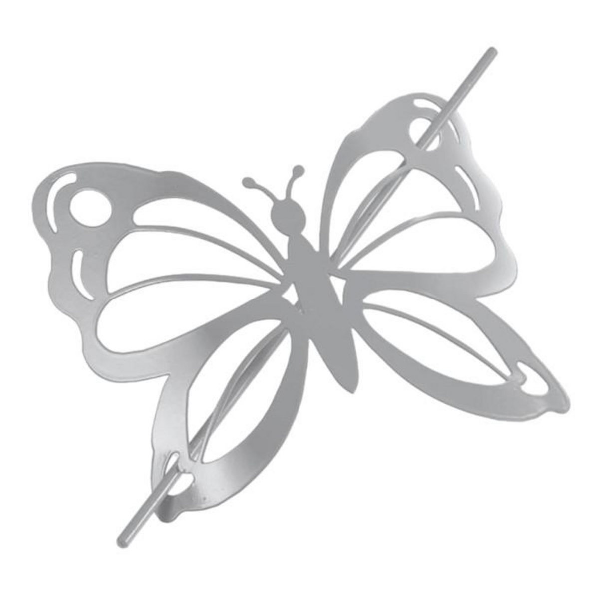 Paris Prix Embrasse de Rideau Broche  Farfalina  16cm Gris