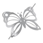 Paris Prix Embrasse de Rideau Broche  Farfalina  16cm Gris