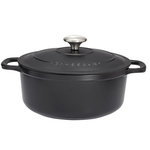 Chasseur Cocotte ronde en fonte émaillée 32cm noir - puc473201
