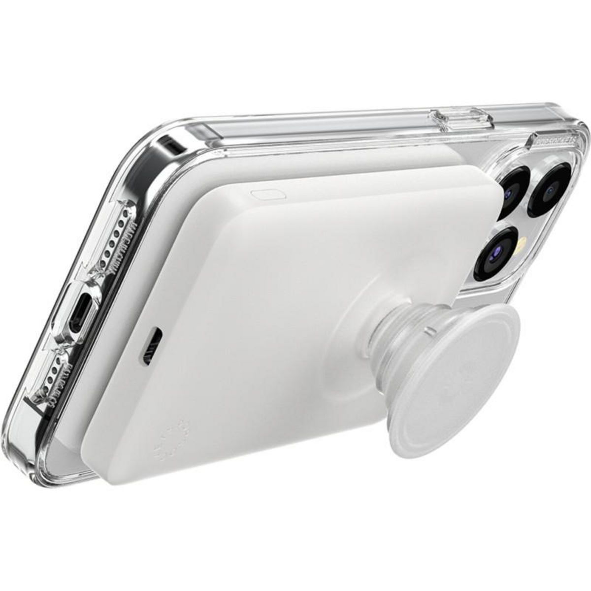 POPSOCKET Batterie externe Popsockets Powerbank Power pack 5000 mAh MagSafe Blanc