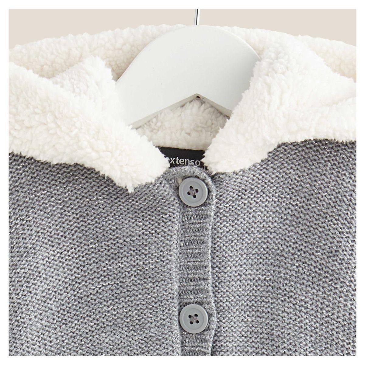 IN EXTENSO Cardigan à capuche bébé fille