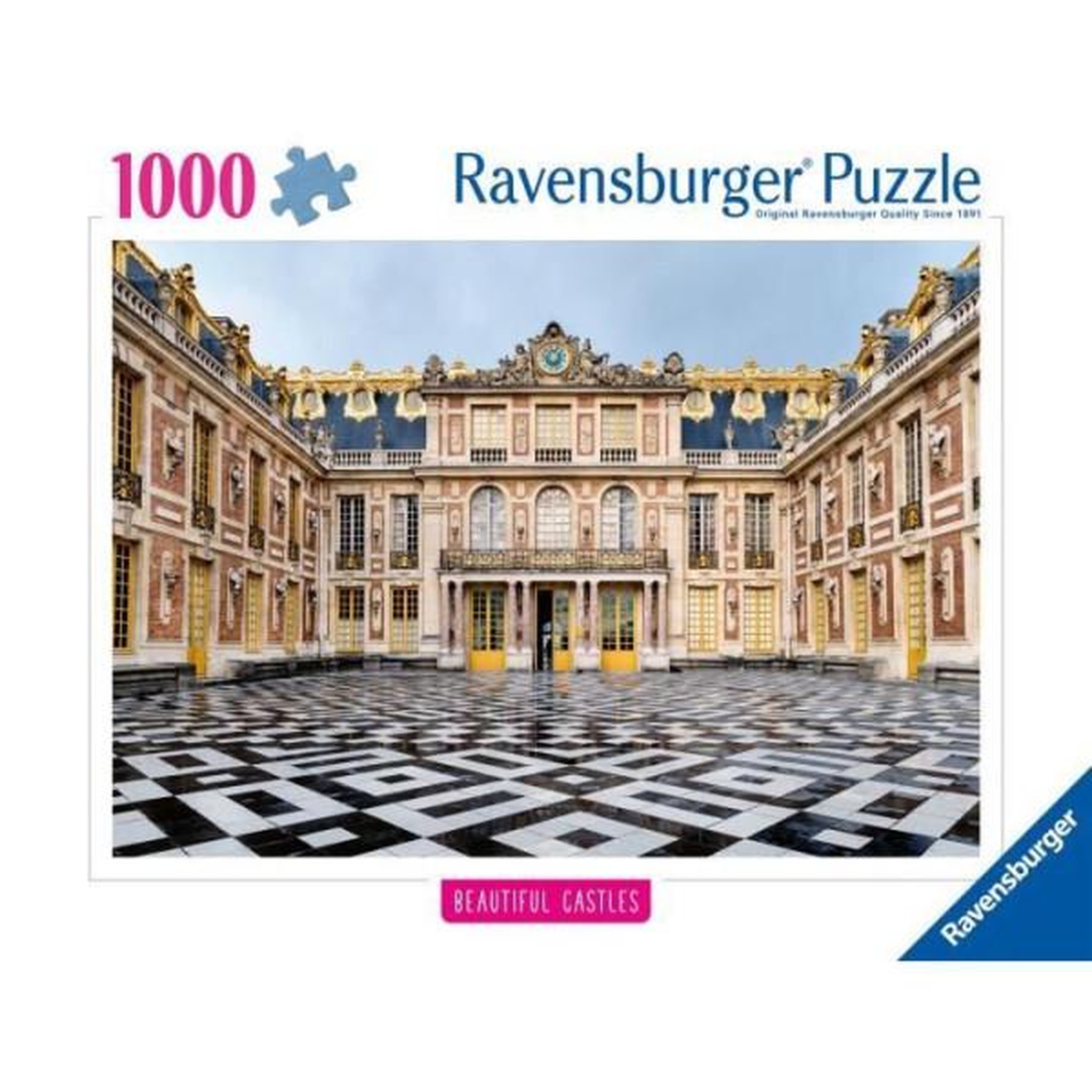Voir la diapositive 2 : RAVENSBURGER Puzzle 1000 pieces château de versailles, france, collection highlight, des 14 ans, château, 12001315, ravensburger
