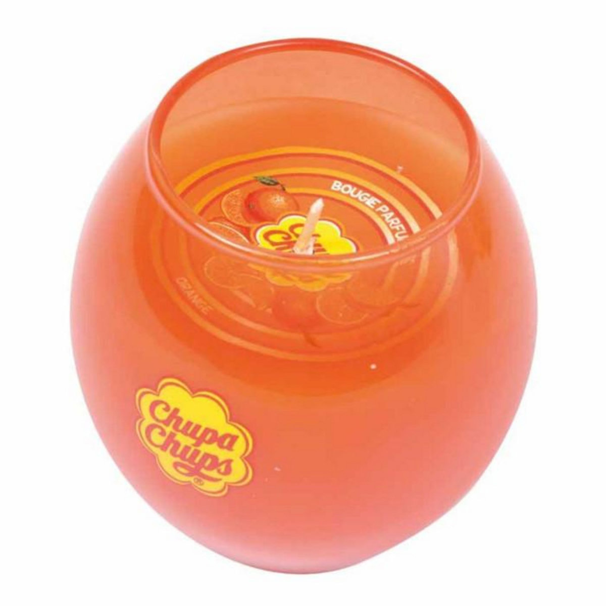 Paris Prix Bougie Parfumée en Verre  Chupa Chups  7cm Orange