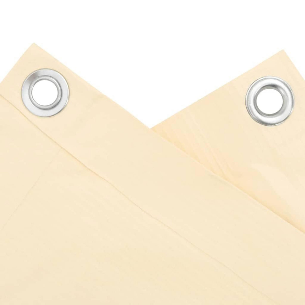 VIDAXL Ecran d'intimite de balcon creme 800x75 cm PVC