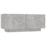 Voir la diapositive 2 : VIDAXL Table de chevet gris beton 100x35x40 cm bois d'ingenierie