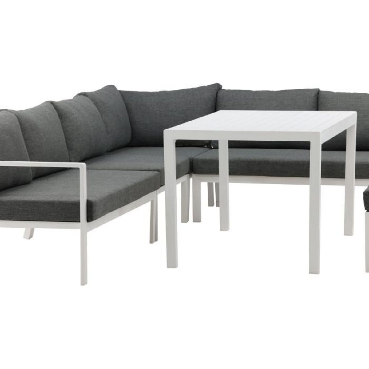 Paris Prix Salon d'Angle de Jardin  Ramos  294cm Blanc