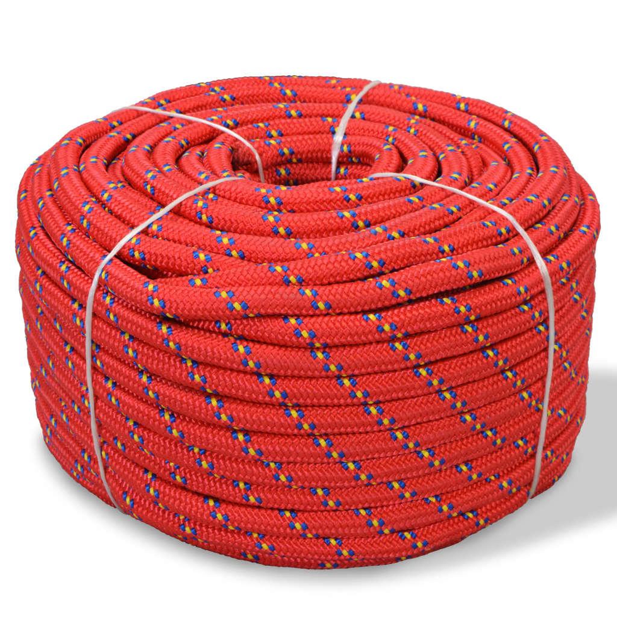 VIDAXL Corde de bateau Polypropylene 8 mm 100 m Rouge