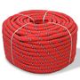 Voir la diapositive 1 : VIDAXL Corde de bateau Polypropylene 8 mm 100 m Rouge