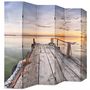 Voir la diapositive 2 : VIDAXL Cloison de separation pliable 228 x 170 cm Lac