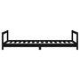 Voir la diapositive 5 : VIDAXL Cadre de lit pour enfants noir 90x190 cm bois de pin massif