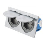 CENTRALE BRICO Double prise avec terre étanche, métal